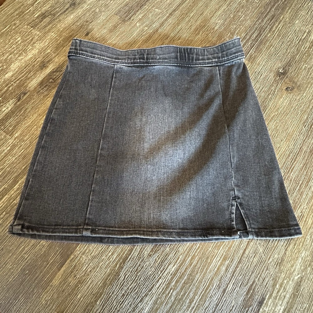 Abercrombie Kids Stretch Denim‎ Mini Skirt Black Size 11 / 12 Denim Jean Skirt
